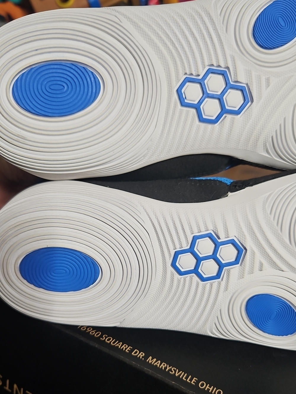 RUDIS Courage Wrestling Shoes: BLUE: NEW IN BOX: MENS 9.5 WOMENS 11 - Picture 4 of 5